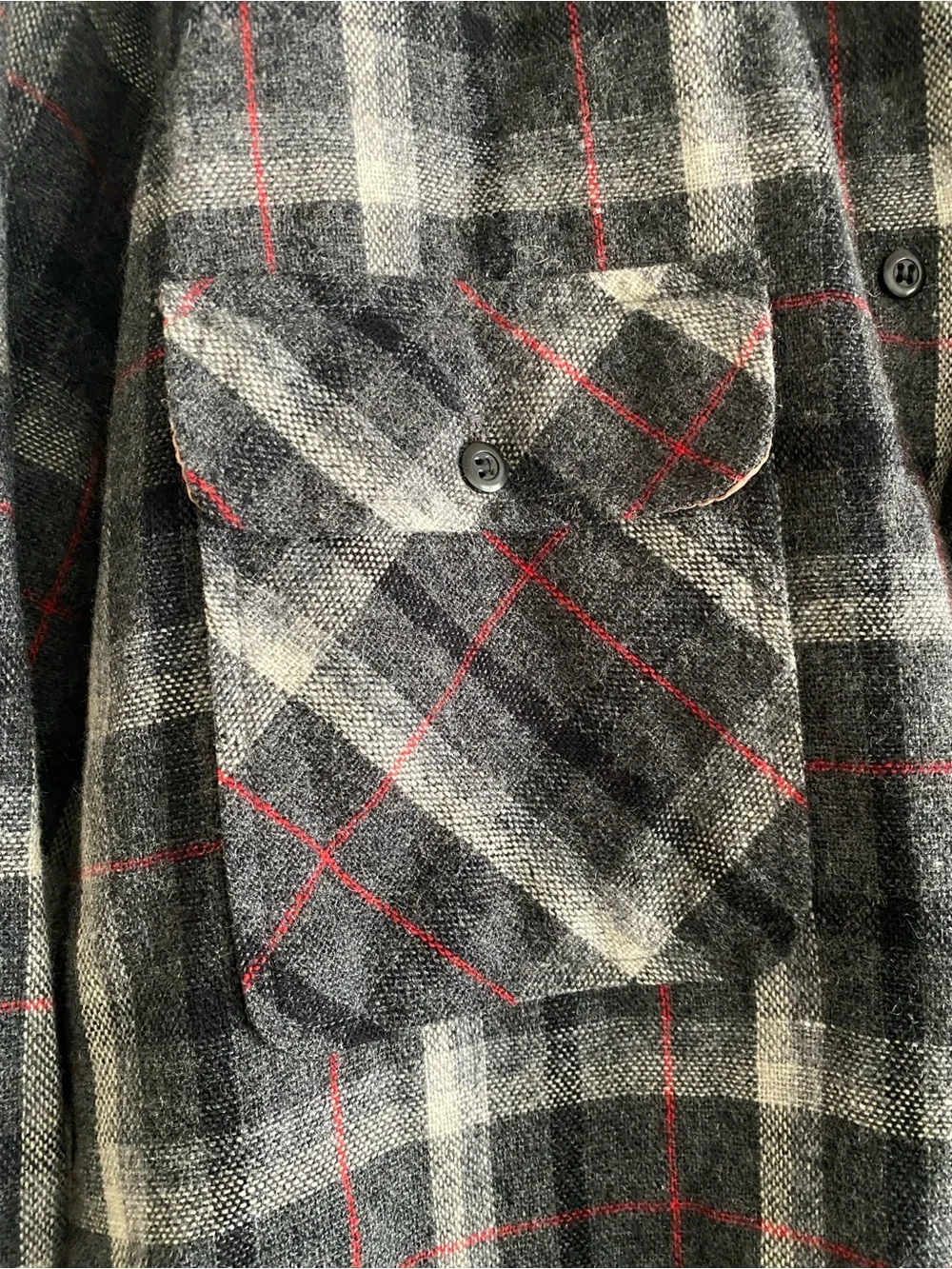 Vintage Fieldmaster Plaid Wool Blend Shirt/Jacket